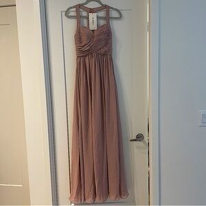 NWT KF Bridal Dusty Pink bridesmaid dress XXS